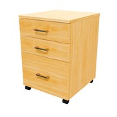 ZEALAND MOBILE 2 DRAWER 1 FILE W465 X D500 X H660MM NZ TAWA