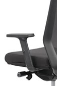 KNIGHT MOTION MESH CHAIR ARMS ADJUSTABLE BLACK