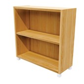 ZEALAND BOOKCASE 1 SHELF W800 X D300 X H800MM WITH 50MM FEET TAWA