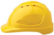 PROCHOICE HARD HAT HHV9 9 VENT 6 POINT PUSHLOCK HARNESS YELLOW