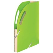 FM PREMIUM EXPANDING MAGAZINE FILE LIME GREEN