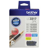 BROTHER LC33173PK INK CARTRIDGE CMY COLOUR PACK 3