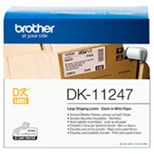 BROTHER DK11247 LABEL ROLL 103 X 164MM WHITE ROLL 180