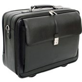 AVENUE MOBILE BRIEFCASE OVERNIGHT PU W450 X D380 X L200MM BLACK