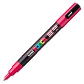 POSCA PC3M PAINT MARKER BULLET FINE 13MM DARK RED