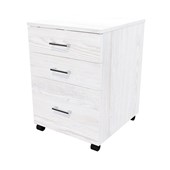 ZEALAND MOBILE 2 DRAWER 1 FILE W465 X D500 X H660MM NORDIC PINE