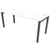 ZEALAND NOVAH DESK W1200 X D600 X H725MM BLACK BASE WHITE TOP