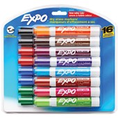 EXPO WHITEBOARD MARKER CHISEL TIP FASHION ASSORTED PACK 16