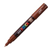 POSCA PC1M PAINT MARKER BULLET EXTRA FINE 10MM BROWN