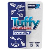 TUFFY COMMERCIAL KITCHEN PAPER TOWEL 2 PLY TWIN PACK