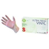 GLOVE VINYL DISPOSABLE POWDER FREE CLEAR LARGE PACK 100