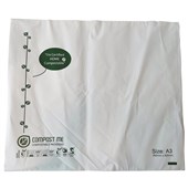 COMPOST ME COURIER BAG A3 60UM 360 X 420 X 50MM PACK 50