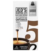 JEDS 5 EXTRA STRONG COFFEE CAPSULES BOX 10