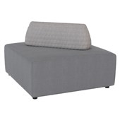 CONEXION CUBE LARGE GRANITE GREY WITH WEIGHTED DOVE GREY CUSHION