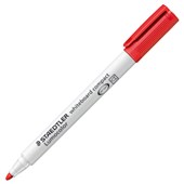 STAEDTLER 341 LUMOCOLOR COMPACT WHITEBOARD MARKER BULLET RED