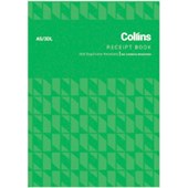 COLLINS RECEIPT BOOK 3 TO VIEW 3 DL DUPLICATE NO CARBON REQUIRED A5 100 LEAF