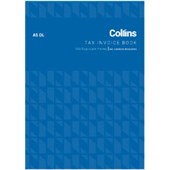 COLLINS TAX INVOICE BOOK 100 DL DUPLICATE NO CARBON REQUIRED A5 100 LEAF