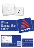 AVERY 938210 L7161 GENERAL USE LABEL LASERINKJET 18UP WHITE PACK 100