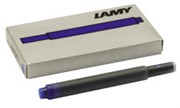 LAMY T10 FOUNTAIN PEN INK CARTRIDGE BLUE PACK 5