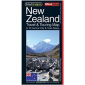 KIWI MAPS MINIMAP SHEET NZ TOURING AND 10 TOWNS