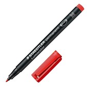 STAEDTLER 317 LUMOCOLOR PERMANENT MARKER 10MM RED