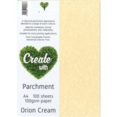 PARCHMENT PAPER A4 100GSM ORION CREAM PACK 100