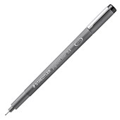 STAEDTLER 308 PIGMENT FINELINER PEN 04MM BLACK