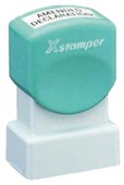 XSTAMPER N42 CUSTOM MADE PREINKED LARGE POCKET STAMP 1589 X 6191MM