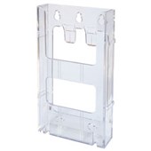 DEFLECTO LIT LOC BROCHURE HOLDER DL MODULAR SYSTEM FREE STANDINGWALL MOUNT PORTRAIT CLEAR