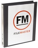 FM INSERT RINGBINDER POLYPROPYLENE 3D 26MM A4 BLACK