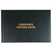 MILFORD VISITORS BOOK CORPORATE W300 X L205MM 96 LEAF