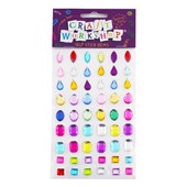 CRAFT SELF STICK GEMS MIXED 95 X 155